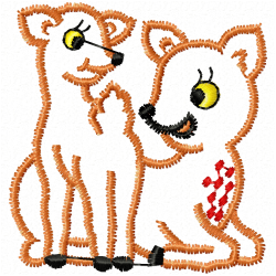 Gazelle Embroidery Design 6